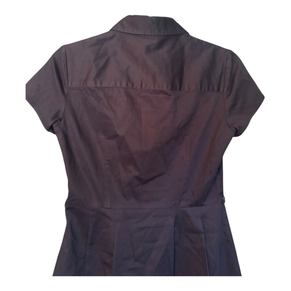Banana Republic Classic Black Shirt Dress Size 4 - Picture 4 of 8
